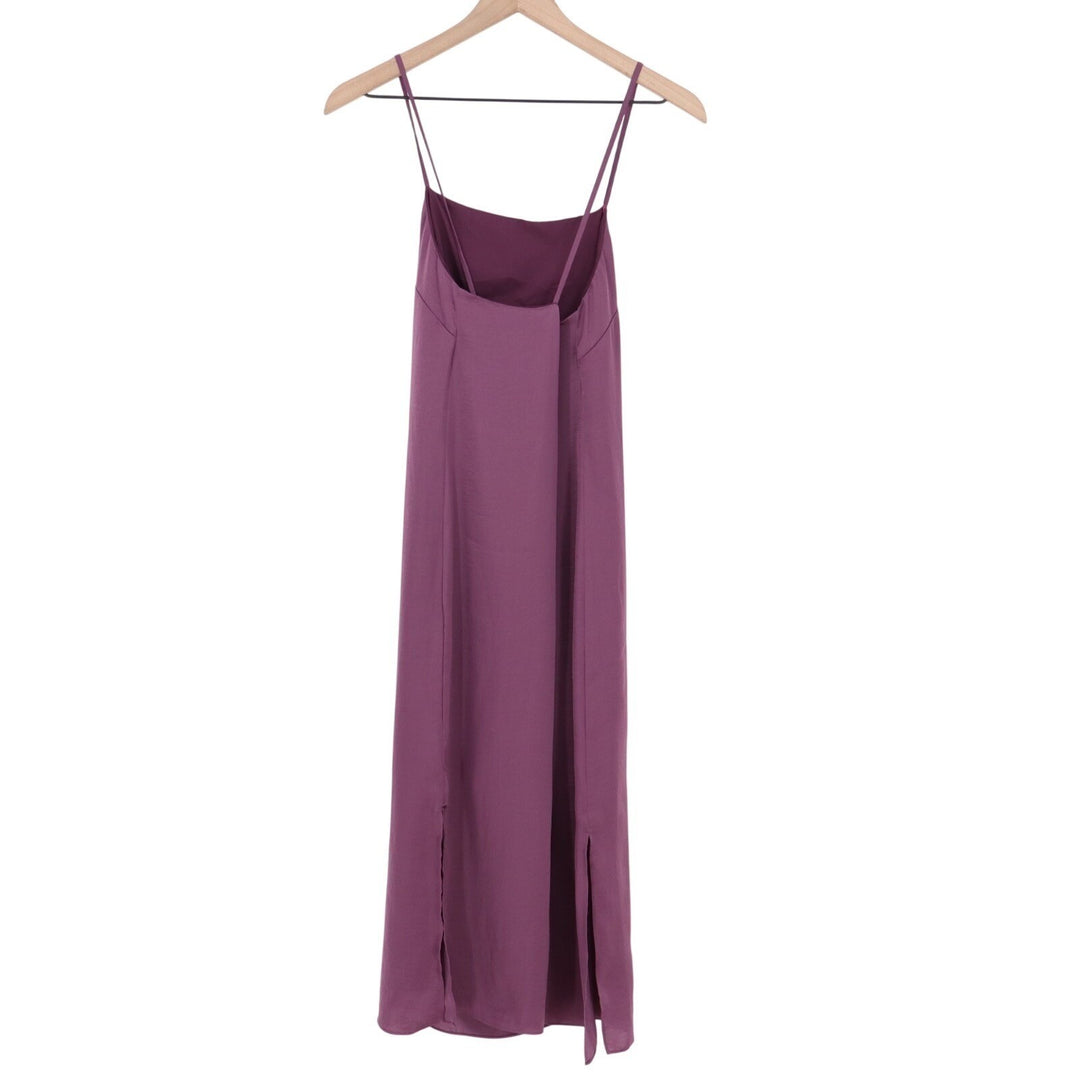Madewell Slip Dress Womens 0 Mauve Spaghetti Strap Side Slits Sleepwear Pullover