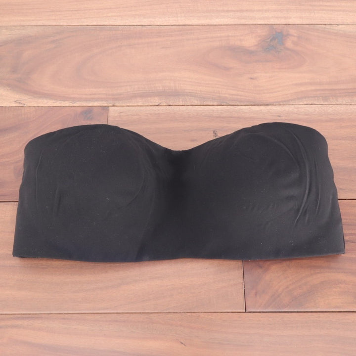 Calvin Klein Adapt Bandeau Bra Womens M Black Strapless Wireless Full Coverage