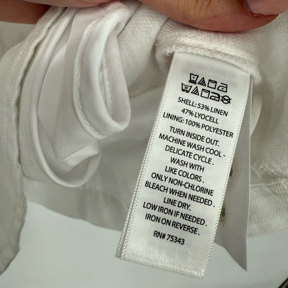 Daniel Hechter White Linen Blend Jacket Men's Size L