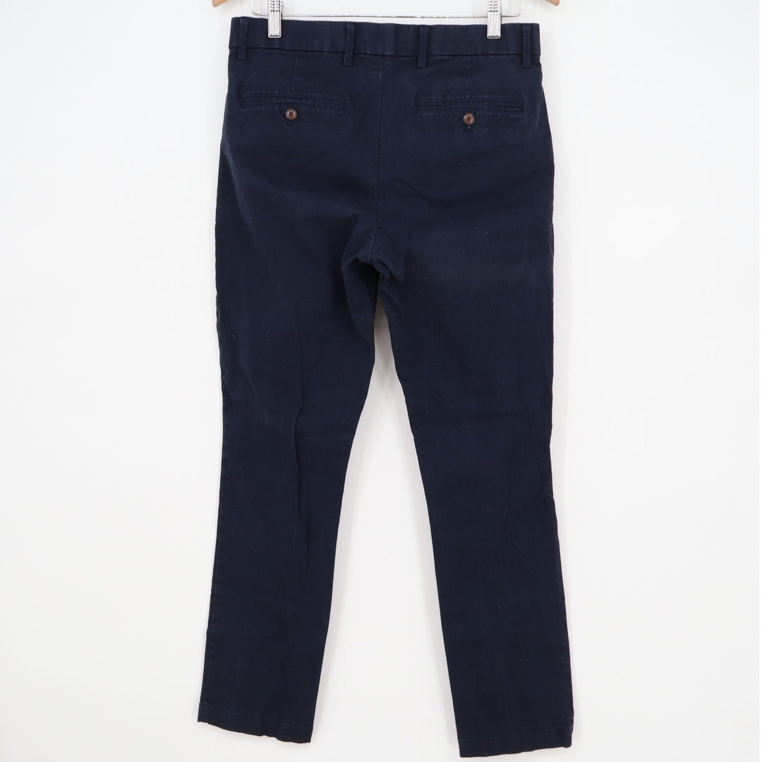 Gap Mens Slim Fit Chino Pants Navy Blue Cotton Stretch Trousers 30x30