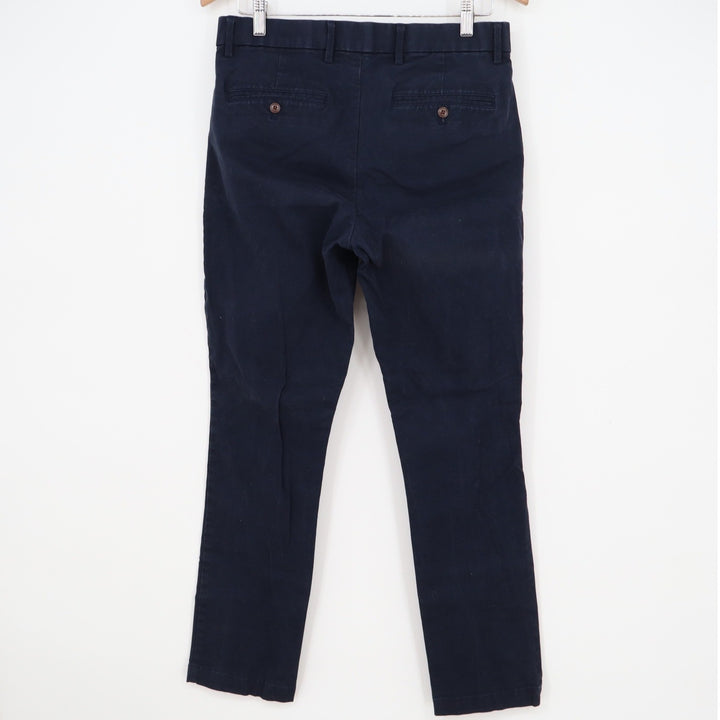 Gap Mens Slim Fit Chino Pants Navy Blue Cotton Stretch Trousers 30x30