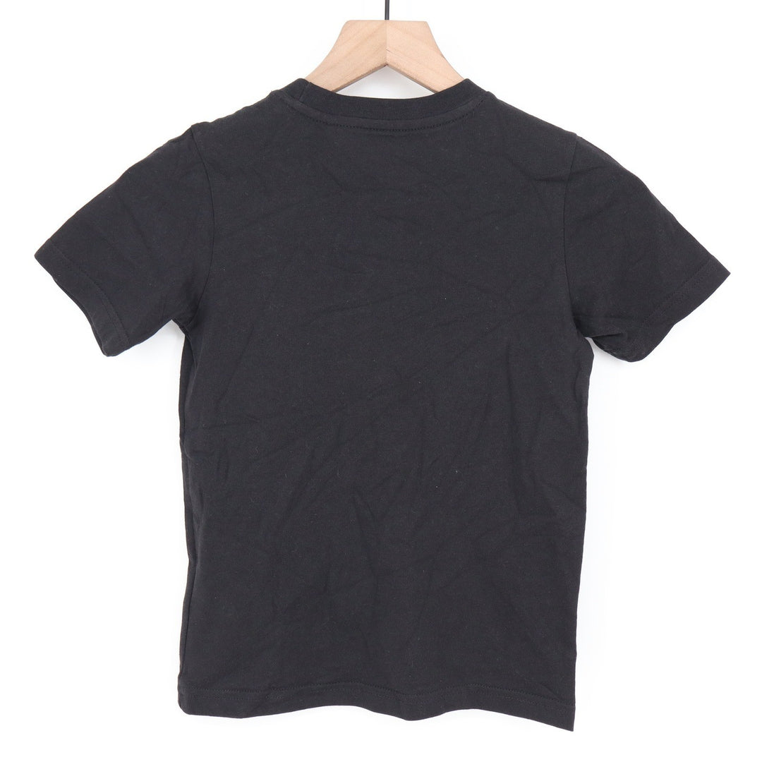 Adidas Originals Kids XS Black Trefoil Logo Cotton T-Shirt New