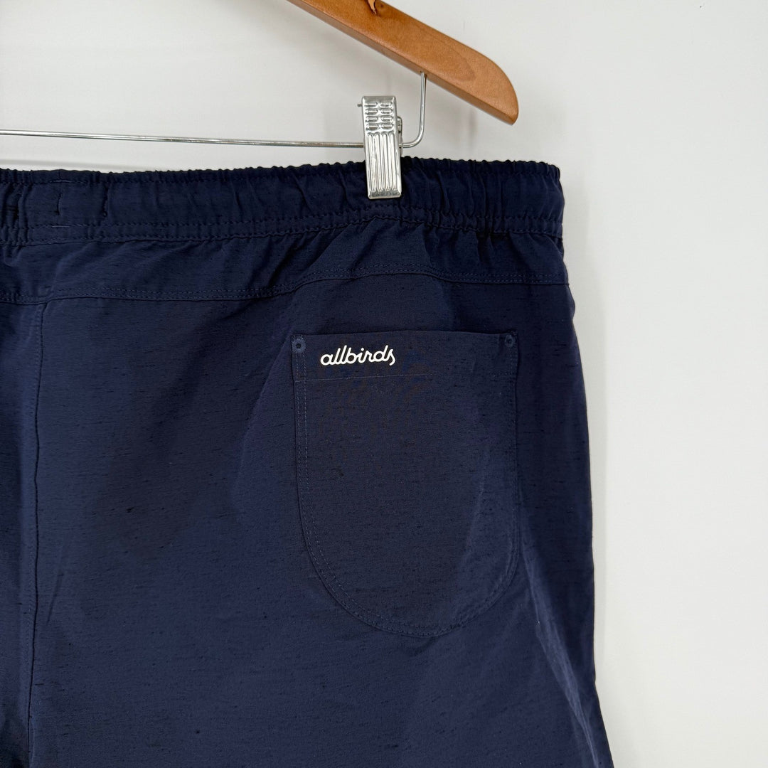 Allbirds Natural Run Shorts XXL Navy Blue Merino Wool Blend Athletic Performance