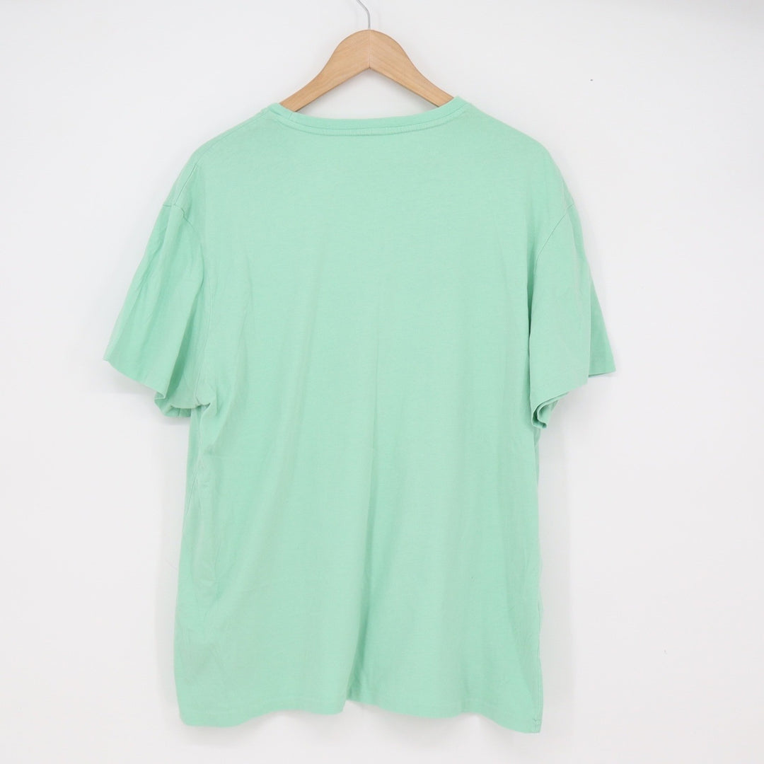 Polo Ralph Lauren T-Shirt Mens XL Mint Green Embroidered Pony Logo Excellent