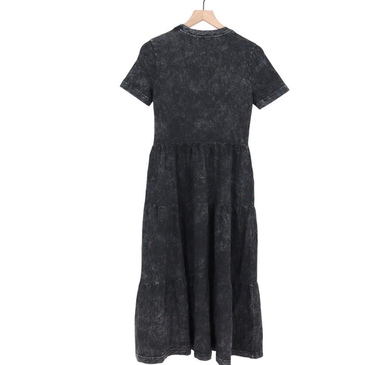 American Giant Women's Premium Slub Tiered Dress Size XS Made In USA