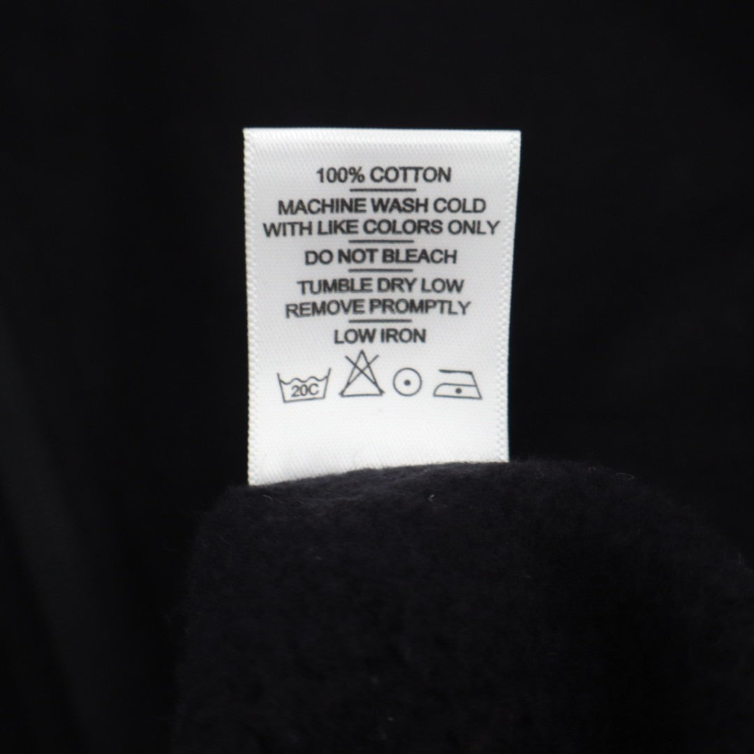American Giant Midweight Vest Men's Medium Black Full Zip Cotton Fleece Lined