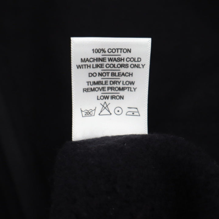 American Giant Midweight Vest Men's Medium Black Full Zip Cotton Fleece Lined