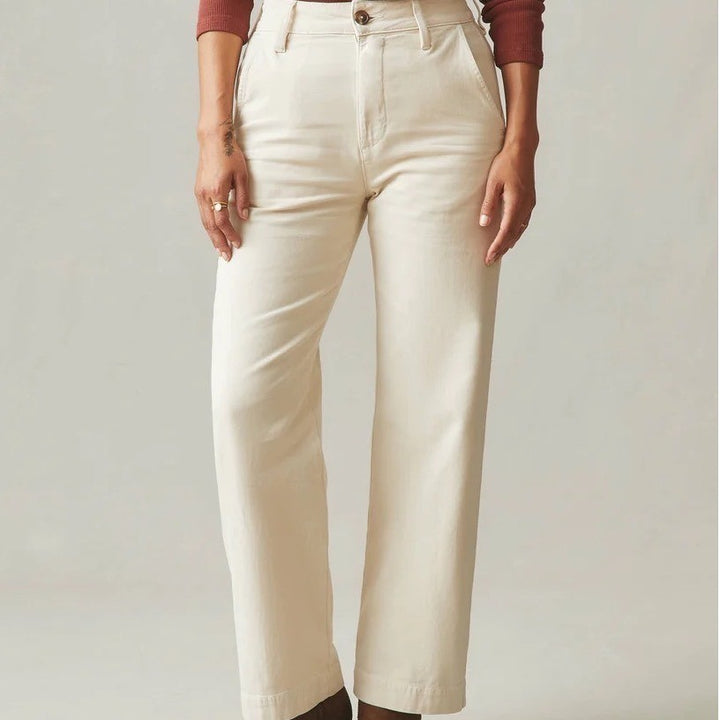 American Giant Women's Wide Leg Pant Size 12 Made in USA