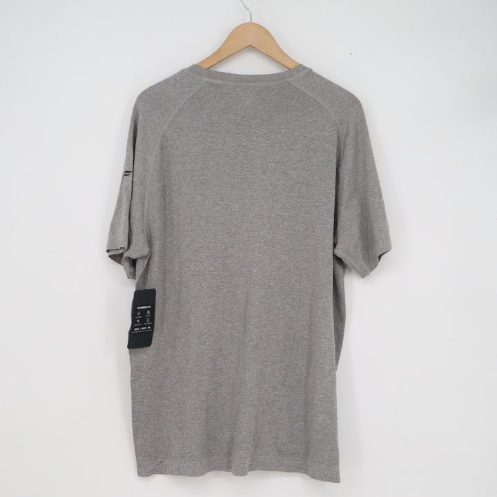 Fabletics Training Day Tee Mens XL Heather Grey Short Sleeve Active Shirt