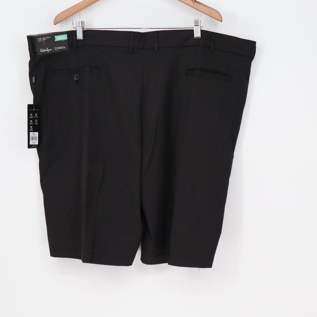 Walter Hagen Mens Black Perfect 11 Golf Shorts Big & Tall 46