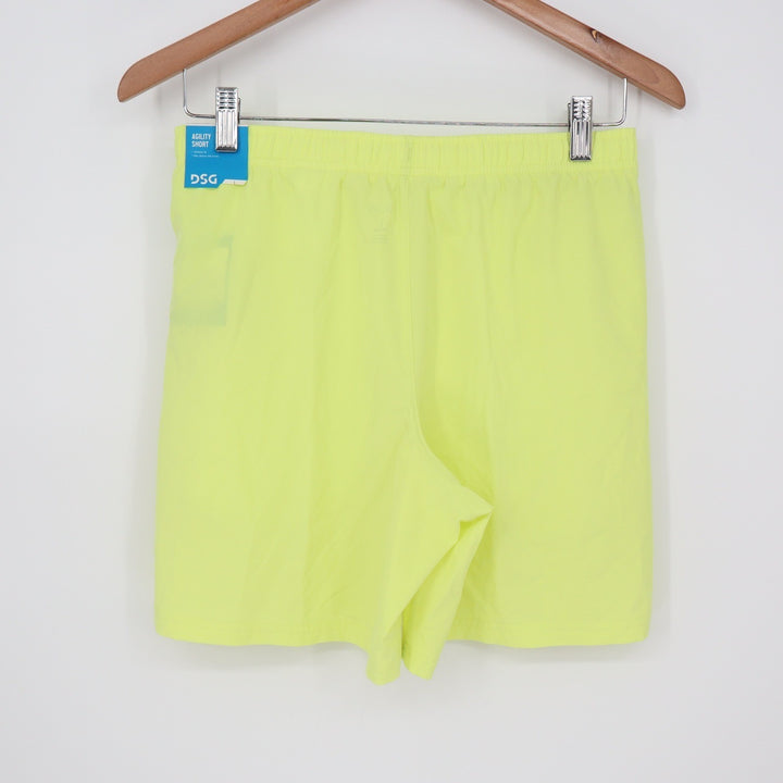 DSG Boys Agility Short Light Lime Neon Yellow Size L 14-16