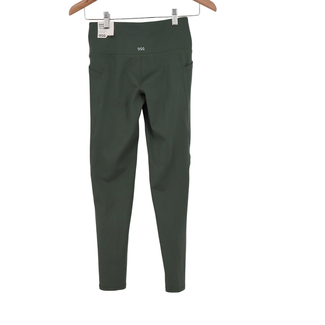 DSG Womens Momentum 7/8 Legging Muted Olive Green High Rise XS