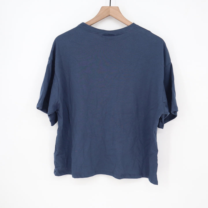 Where I'm From Boston USA Easy Tee Navy Blue Graphic T-Shirt Large