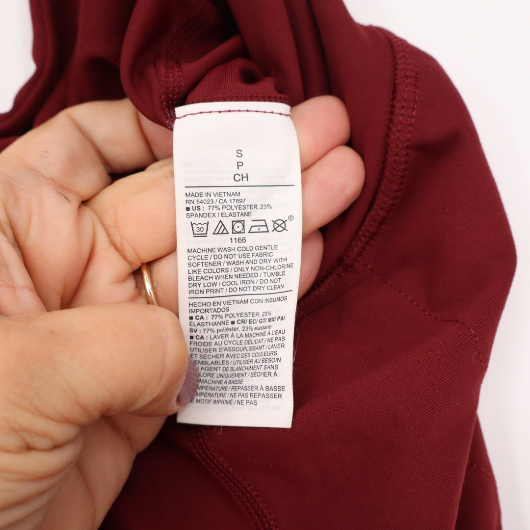 Old Navy Active Powersoft High Rise Joggers Burgundy Go-Dry Pants Small