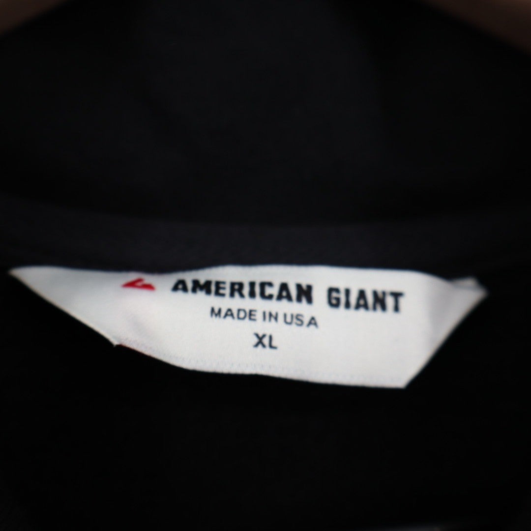 American Giant Women's Moto Full Zip Size XL Made In USA