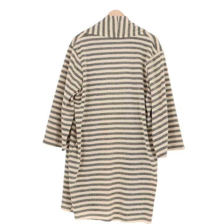 Three Bird Nest The Nest Venyx Cardigan Sweater Womens Small Beige Gray Striped