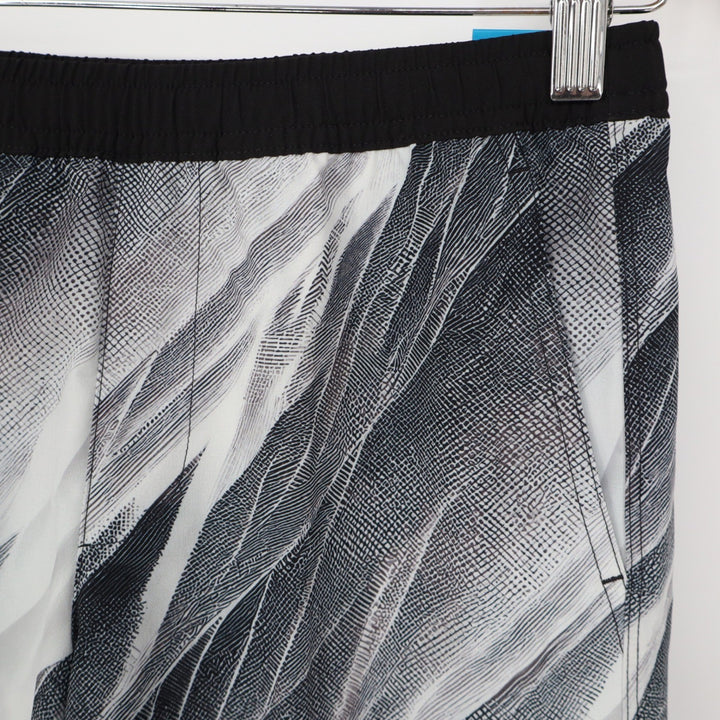 DSG Boys Agility Short Pure White AI Formation Print Size M 10-12