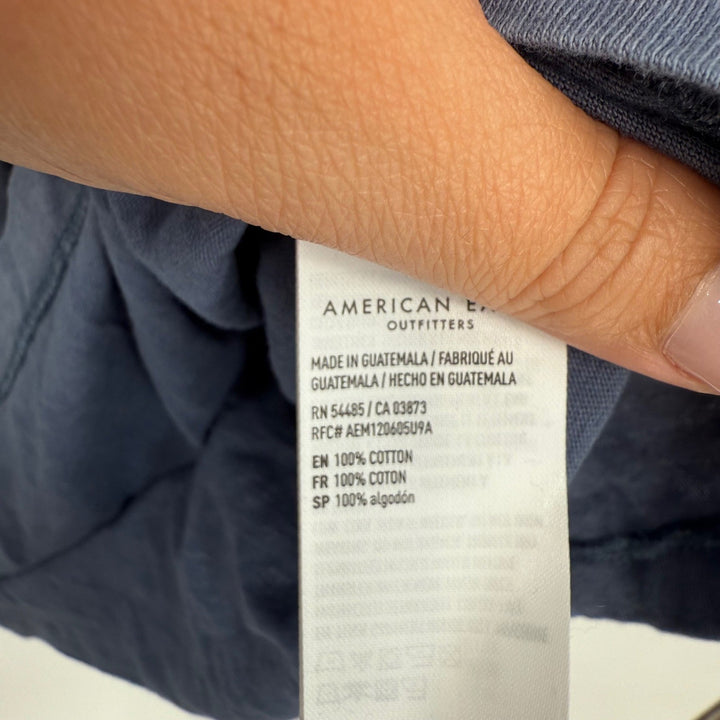 American Eagle XL Super Soft Love Wins Again Graphic T-Shirt Blue