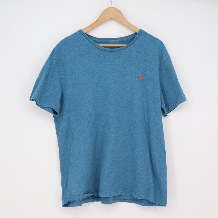 Polo Ralph Lauren T-Shirt Mens XL Classic Fit Blue Embroidered Pony Excellent