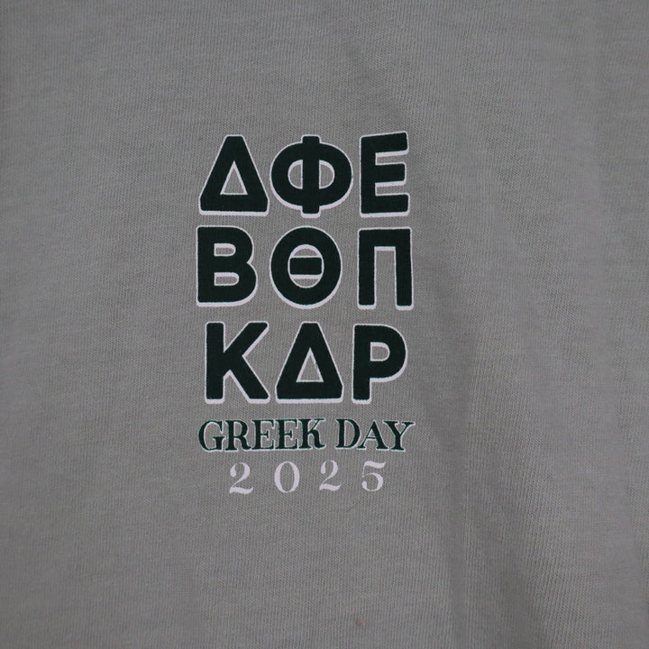 Comfort Colors WCU Greek Day 2025 Sage Green Graphic T-Shirt Mens Large