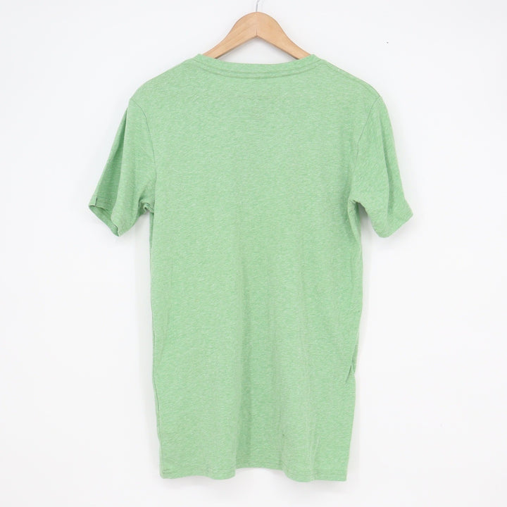 Island Crew Hawaii Hang Loose Aloha Graphic Tee Heather Green Mens Medium