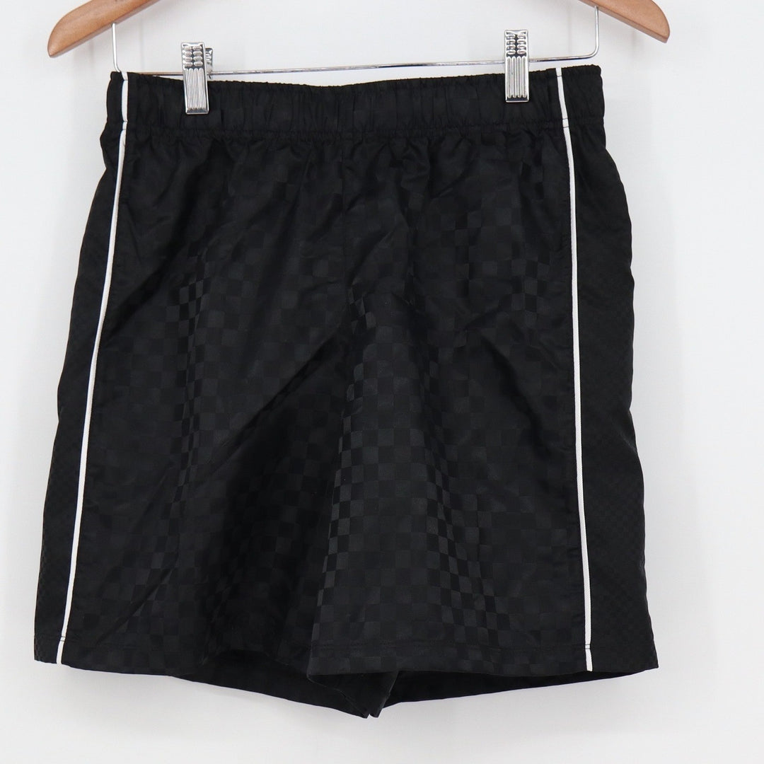DSG Boys XL 18 Woven Soccer Shorts Black Checkered Athletic