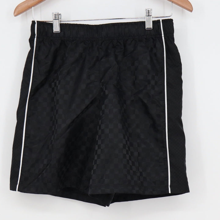 DSG Boys XL 18 Woven Soccer Shorts Black Checkered Athletic