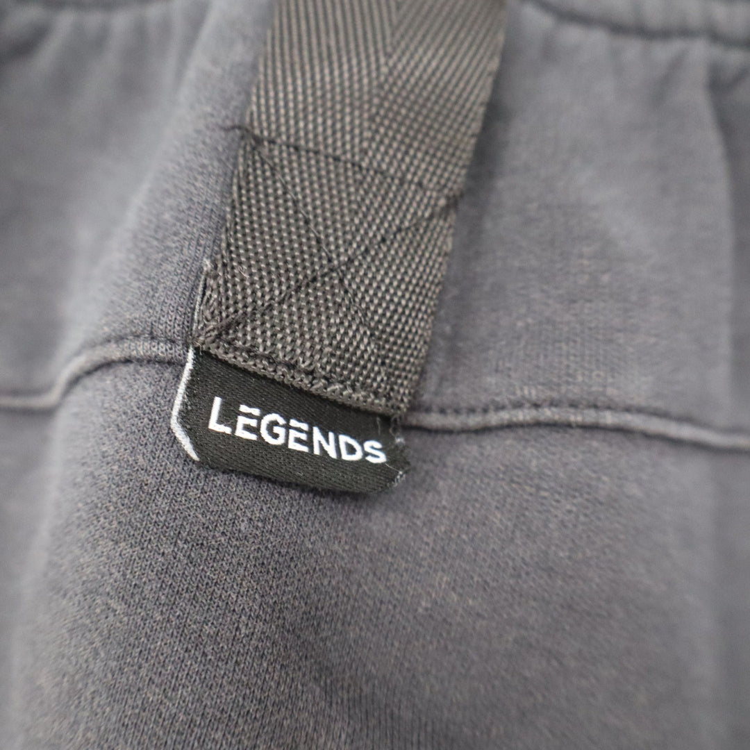 Legends Aviation Jogger Mens XL Black Tapered Sweatpants Zipper Pockets