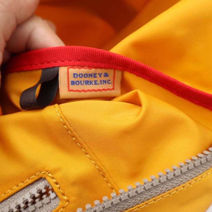 Dooney & Bourke Tote Womens OS YLVC Yellow Front Zip Nylon NEW