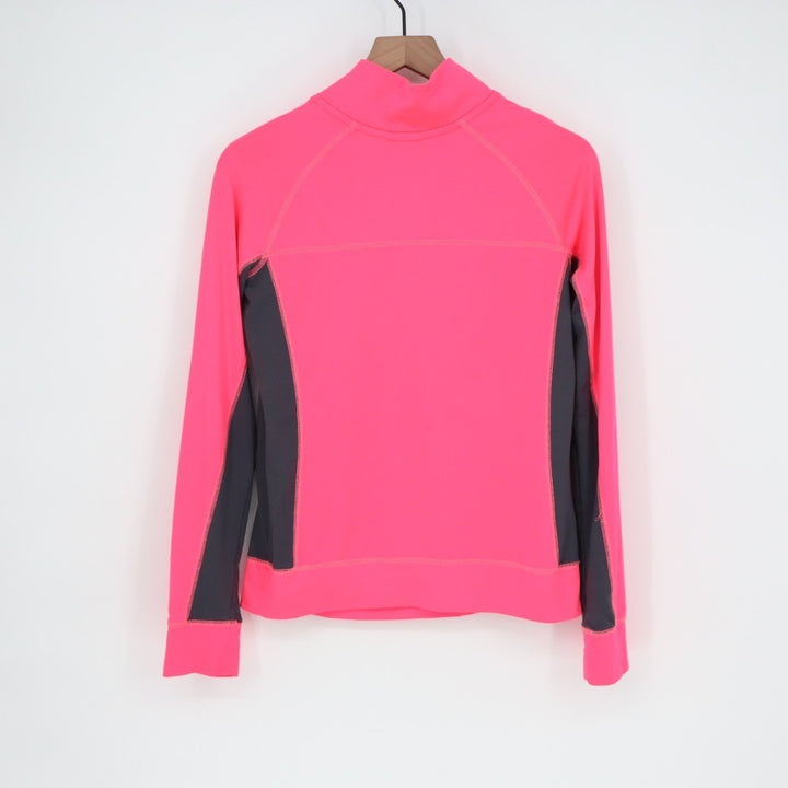 Pink Victoria's Secret Ultimate Jacket Womens S Pink Black Stretch Quarter Zip