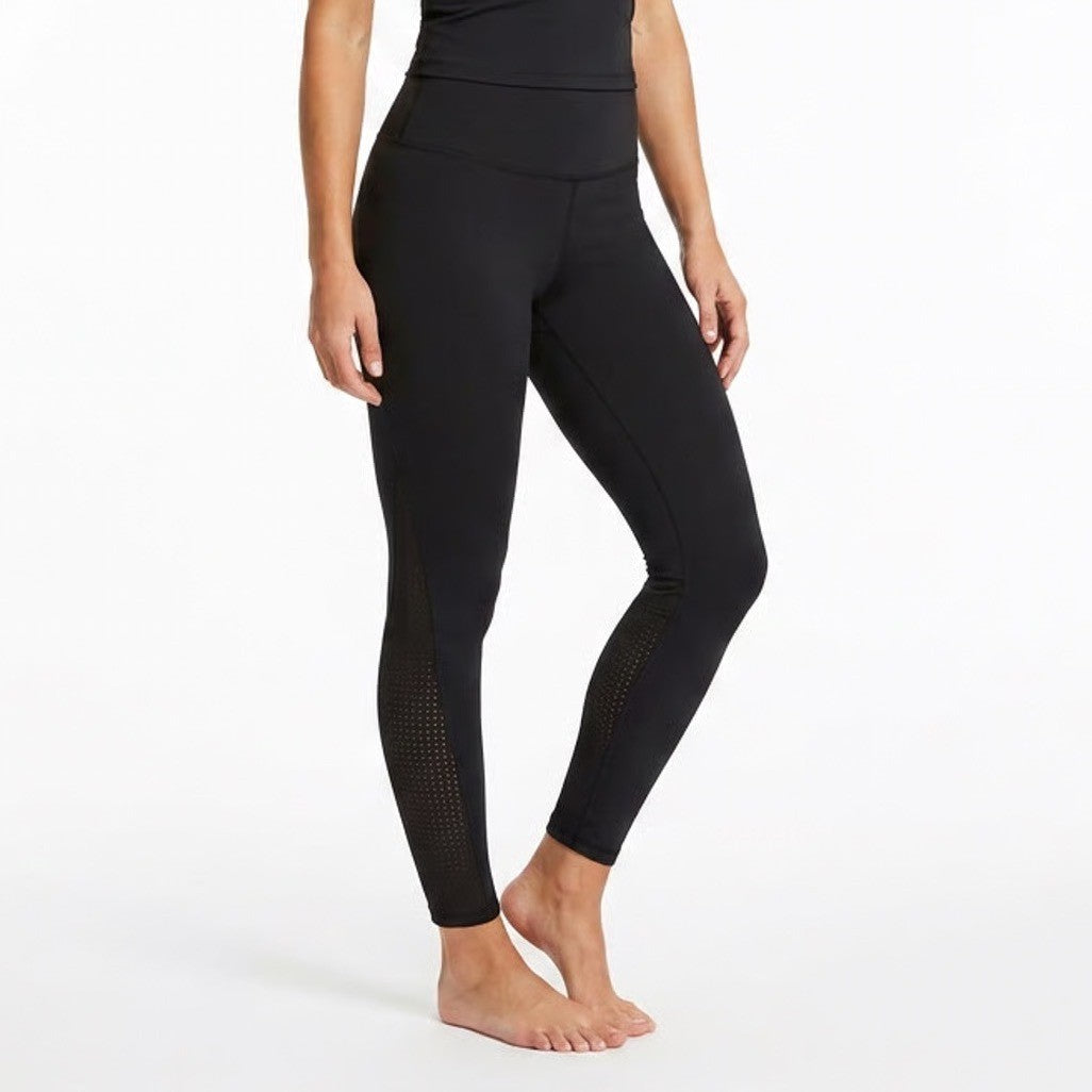 DSG Womens Momentum Full Length Tight Pure Black XS High Rise Leggings