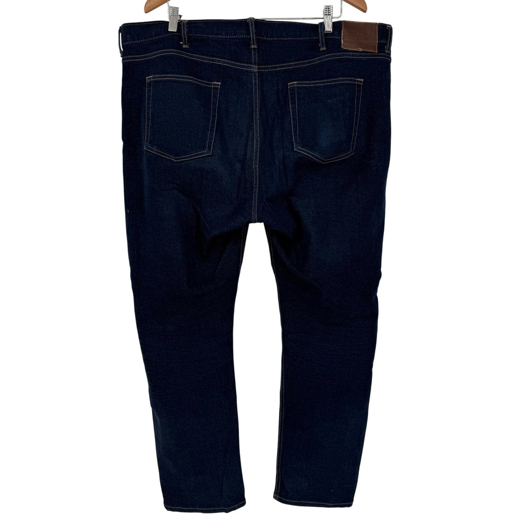 MTailor Dark Wash Straight Leg Jeans Mens Size 44x30 Cotton Spandex