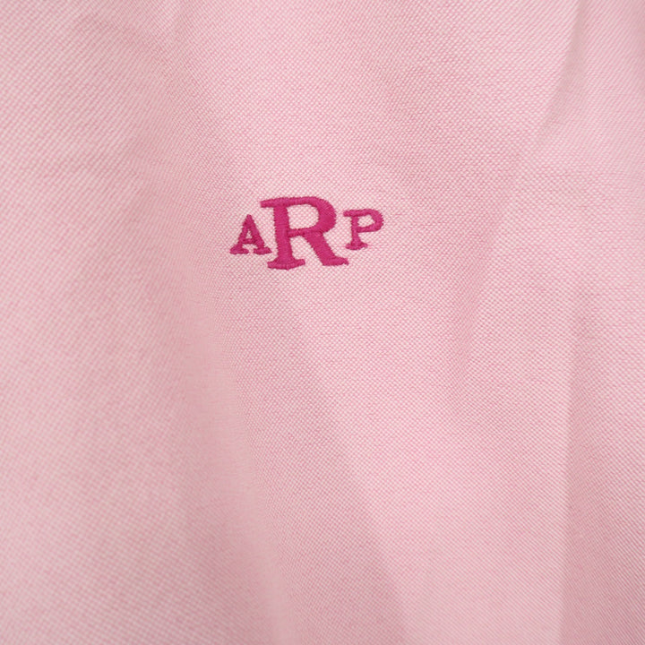 Ralph Lauren Shirt Mens XL Classic Fit Pink Monogram Button-down Excellent