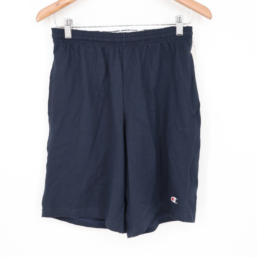 Champion Mens Navy Blue 9 Inch Everyday Cotton Jersey Athletic Shorts S