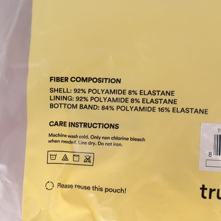 Truekind Convertible Strapless Bandeau Bra Womens Medium Chai Stretch Wireless
