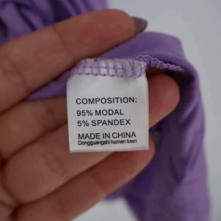 Athletic Tank Top Womens Large Lavender Stretch Scoop Neck Racerback Pullover
