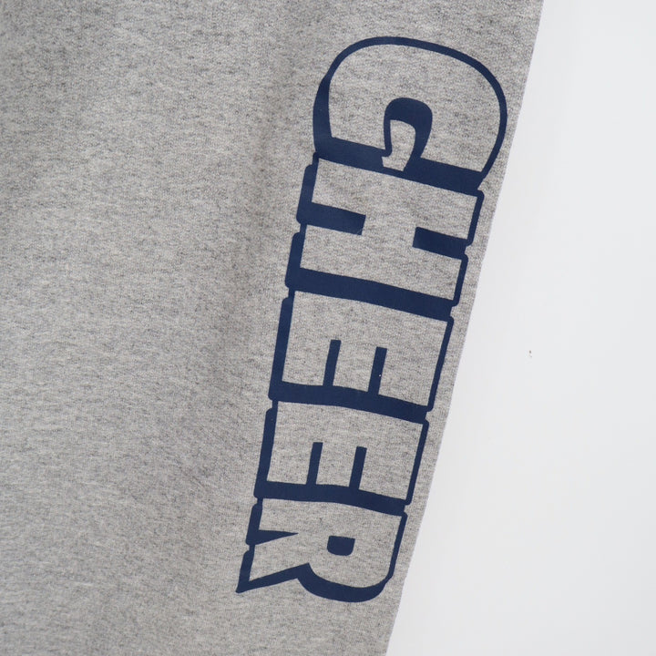 Jerzees Sweatpants Womens S NuBlend Gray Cheer Graphic Wide Leg Excellent