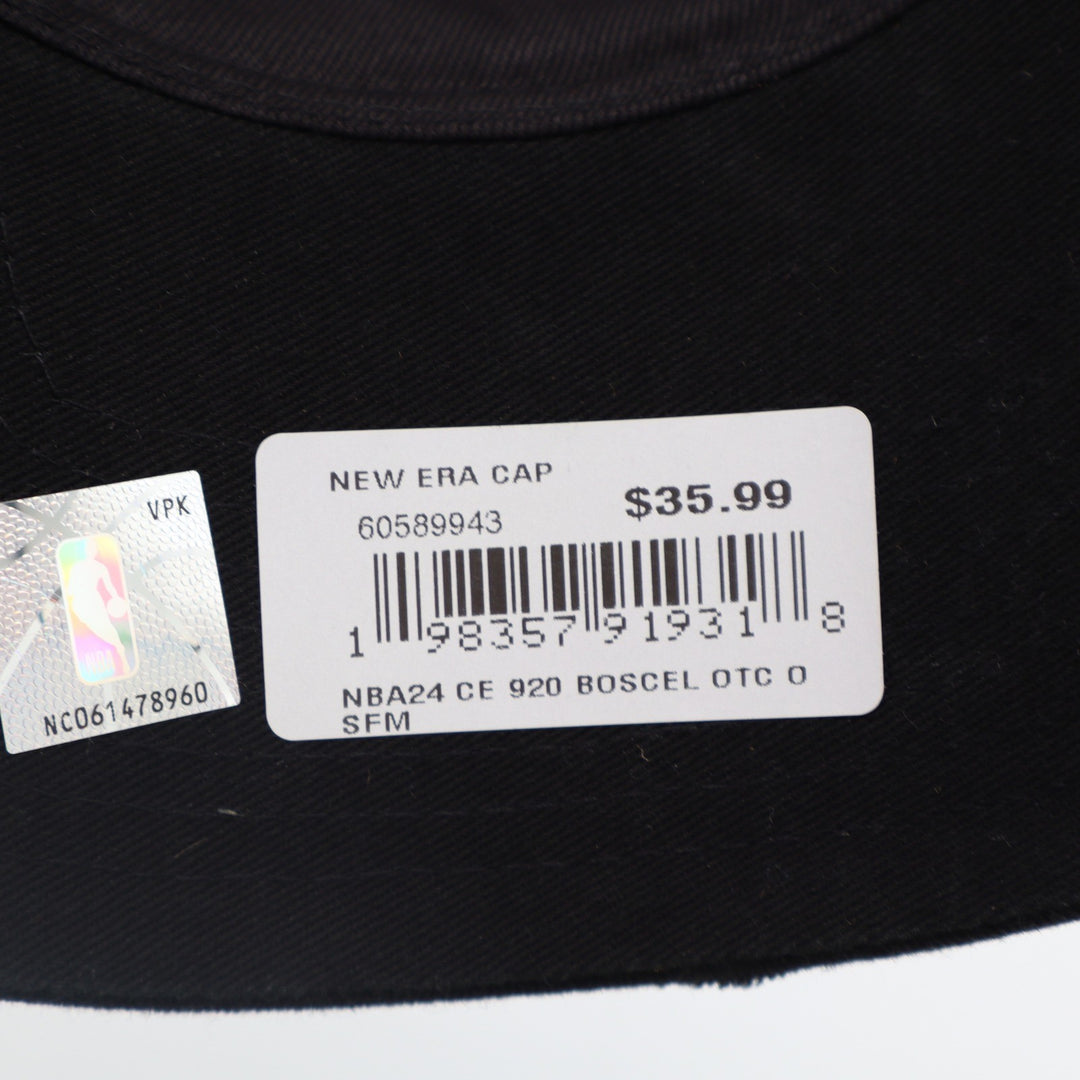 New Era 9TWENTY Boston Celtics Hat Black Neon Green Adjustable NBA