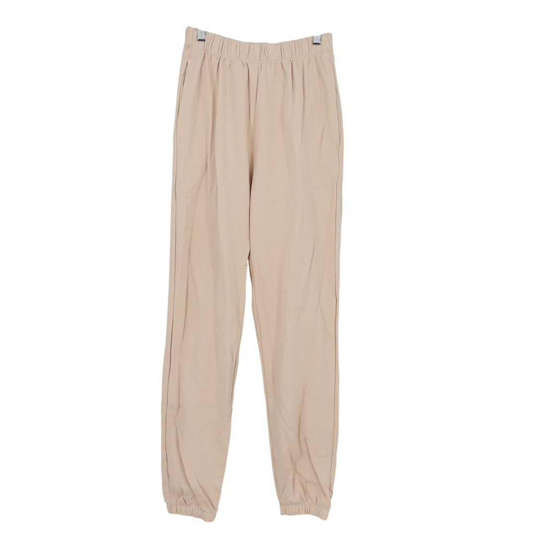 Naked Wardrobe Tan Beige Sweatshirt Joggers Set Large Loungewear