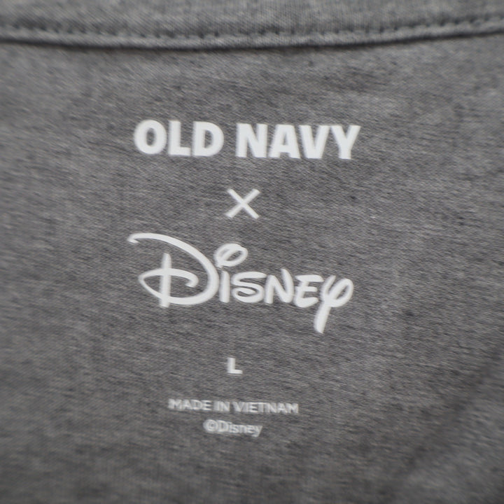 Old Navy x Disney Mens Gray Mickey Mouse Donald Duck Graphic T-Shirt Large