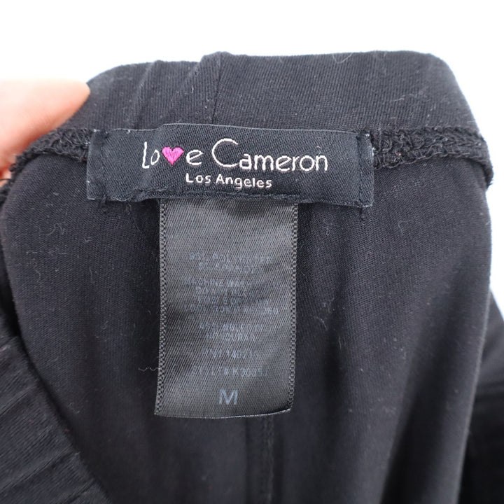 Love Cameron Los Angeles Black Slim Fit Elastic Waist Leggings Womens Size M