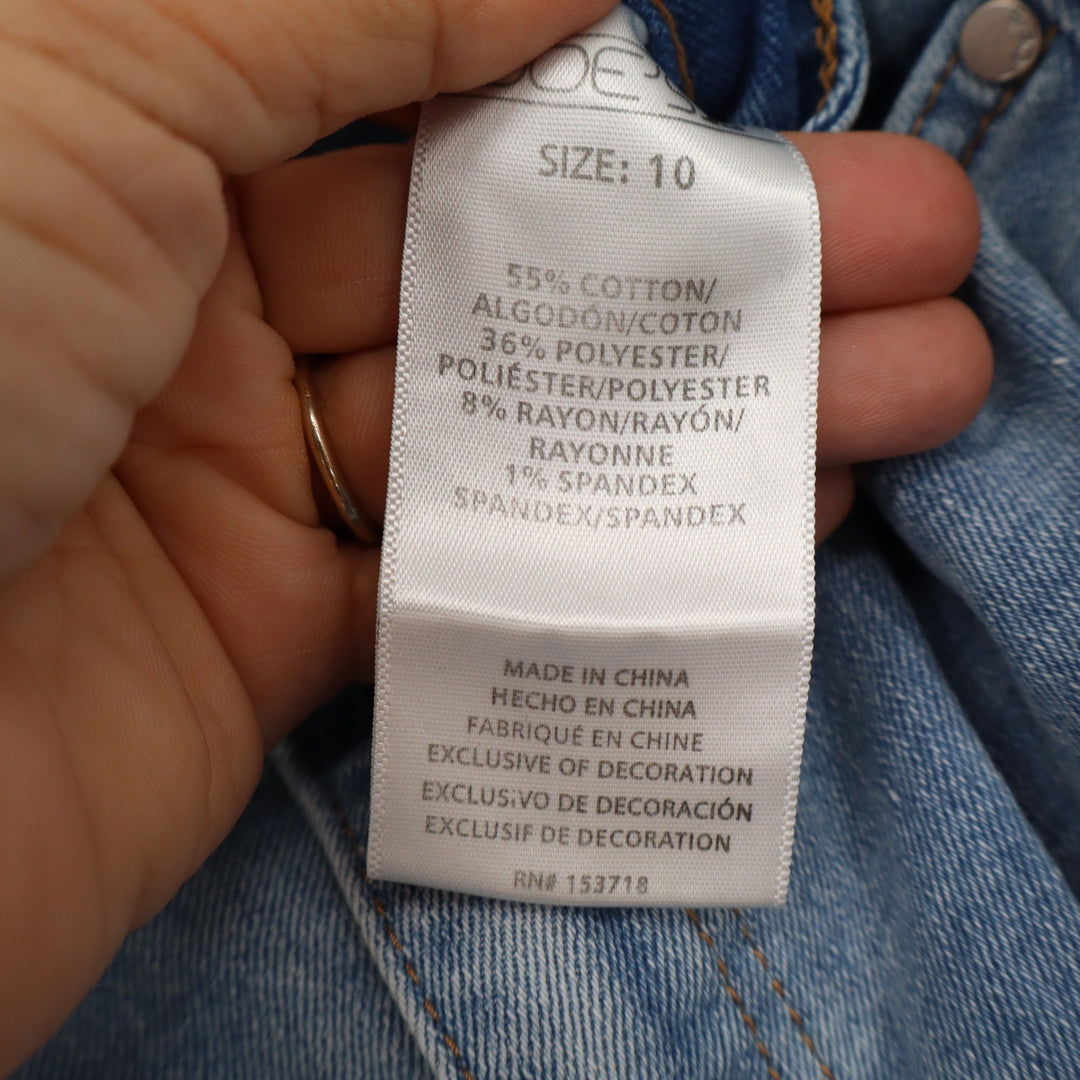 Joe's Jeans Girls Size 10 Light Wash Skinny Denim Pants Blue Stretch