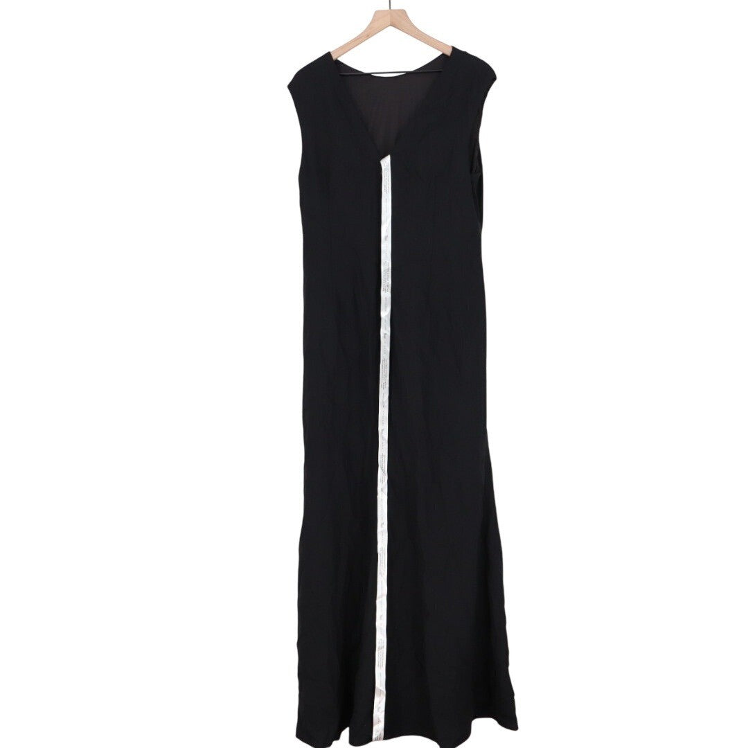 After Six Sleeveless Cap Shoulder Crepe Maxi Dress Trumpet Skirt In Black