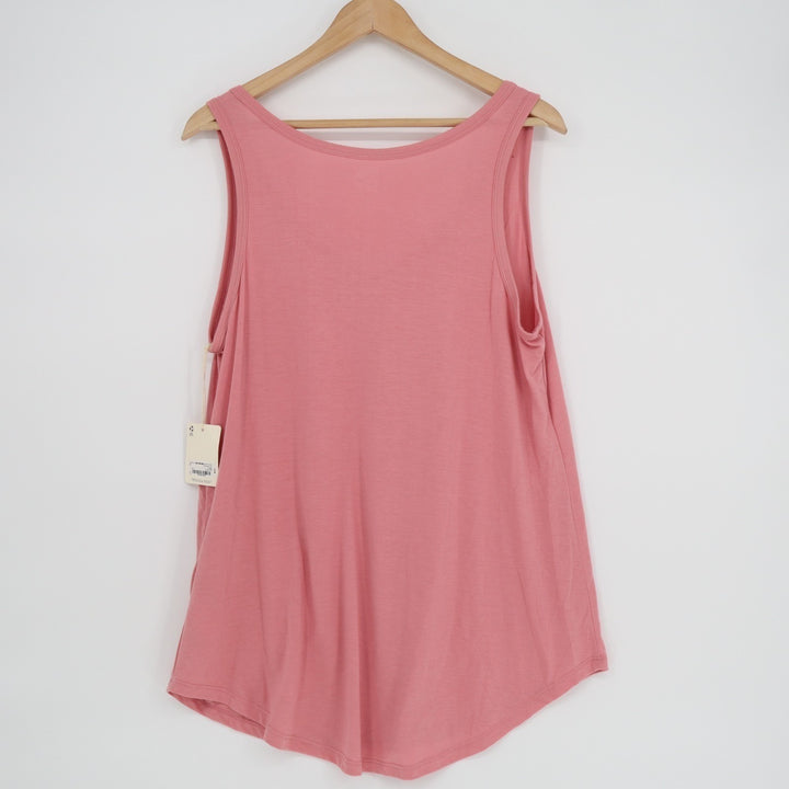 A New Approach a.n.a Tank Top Womens XL Eternal Rose Wide Strap Scoop Neck Yoga