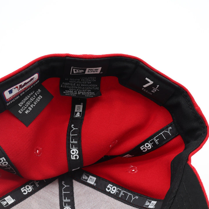 New Era Washington Nationals Low Profile 59FIFTY Fitted Hat Red MLB Size 7 1/2