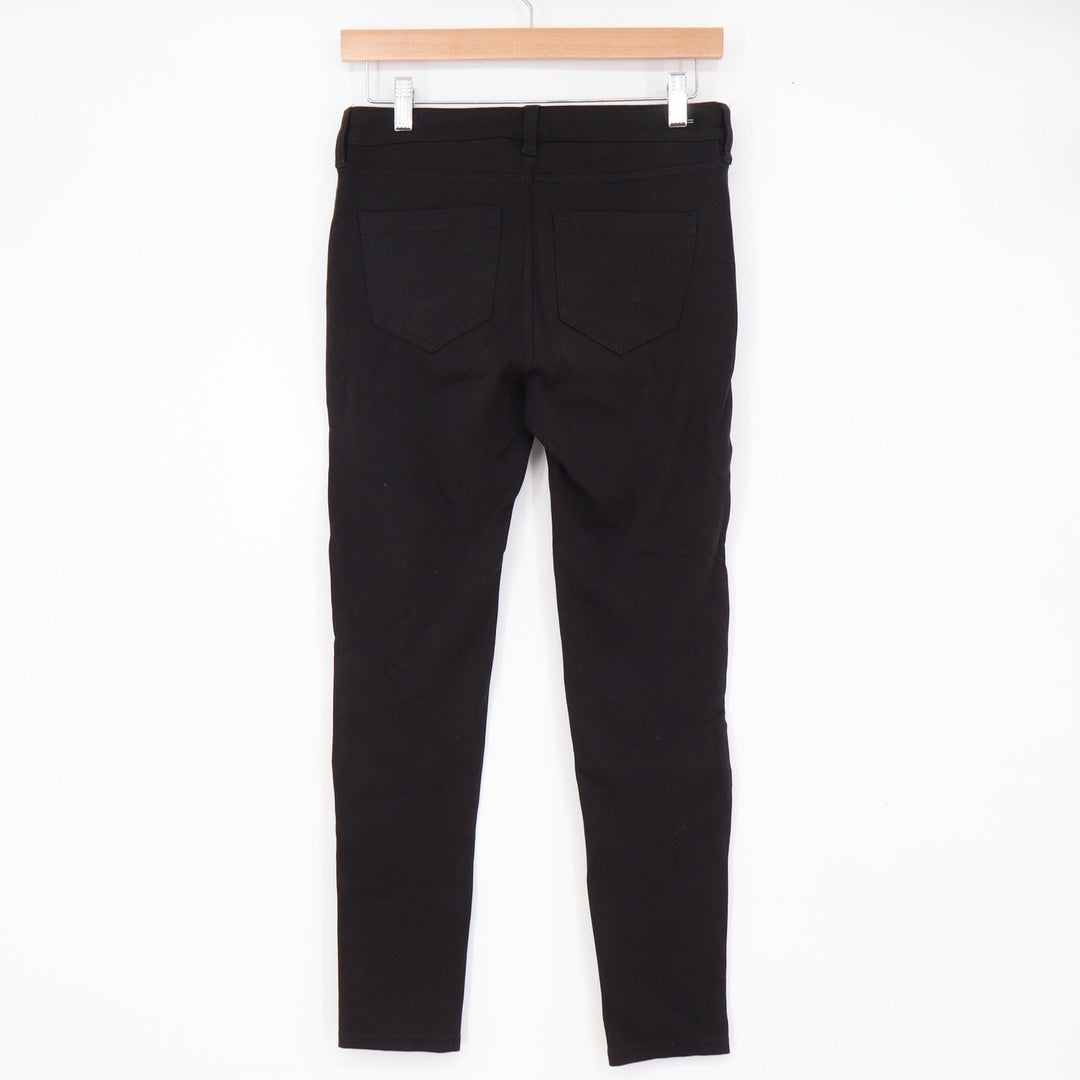 Liverpool Pants Womens 4 Black Skinny Mid-Rise Stretch Excellent