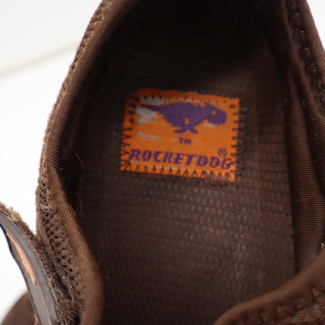 Rocket Dog Sneakers Womens 9 Mary Jane Brown Suede Mesh Studded Good
