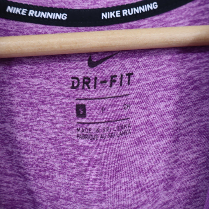 Nike Pullover Womens S Dri-FIT Running Peloton Purple 1/2 Zip Heather Excellent