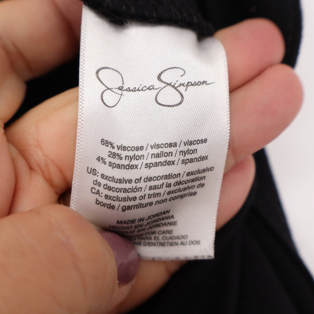 Jessica Simpson Womens Black Skinny Pull On Stretch Pants Size 10/30