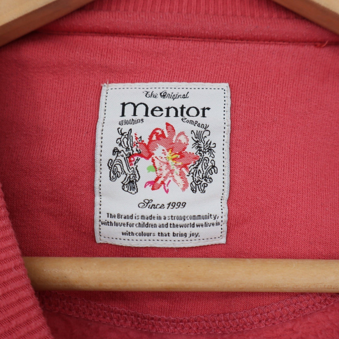 Mentor Clothing Co Believe In Yourself Graphic Sweatshirt Coral Pink Size M